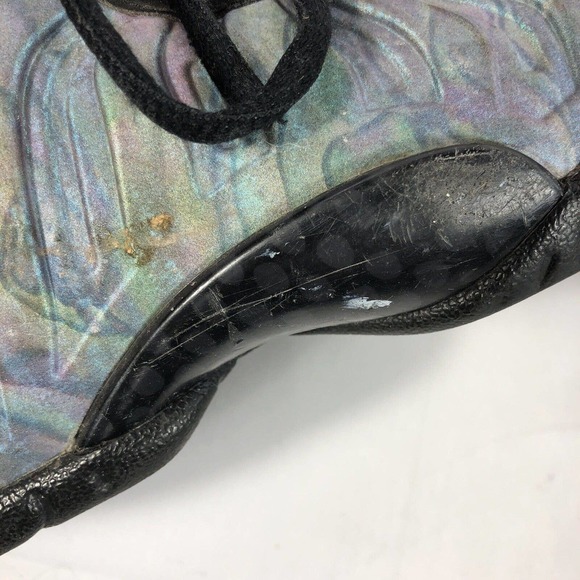 Size 5Y Nike Air Foamposite One Premium Abalone A08037-009 Shoes Sneakers Kicks - Picture 11 of 12